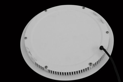 8w Round Led Panel Light High Efficiency Embedded Pure White For Office 80ra