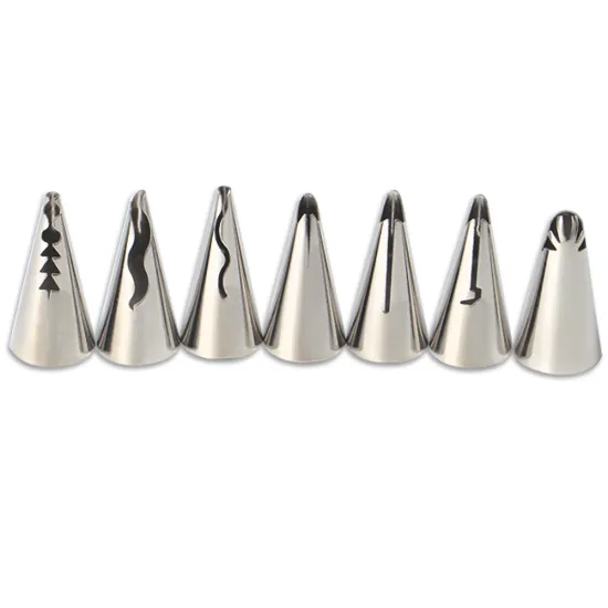 7PCS Stainless Steel Russian Barbie  Nozzles