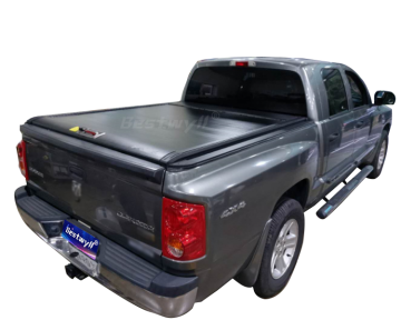 Bestwyll Black Pickup Truck Bed Llay Lock Manual Roller Tonneau Cover para Dodge Ram Dakota K57