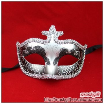 Hot sell Blue/Silver Venetian Eye Mask for party