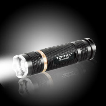 Ultra-bright Waterproof Led Flashlights With Aluminum Housing And Cree-xre-q5-ar10