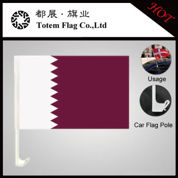 Qatar Car Window Flag / Qatar Car Flag