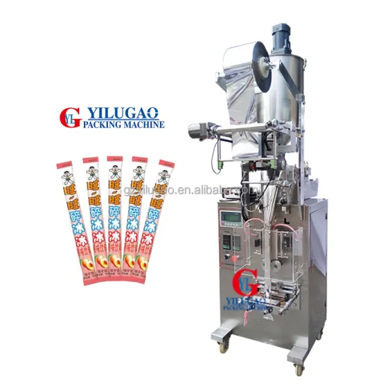 Ice Pop Fruit Juice Plastic Soft Tube Bag Packing Machine