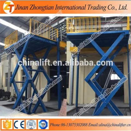 ZHONGTIAN OEM model stationary scissor lift platform home car elevator