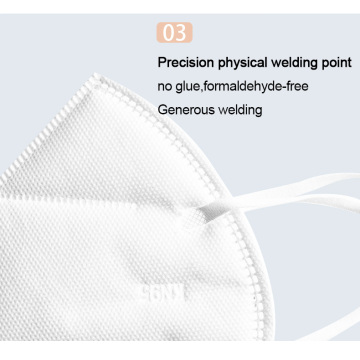 Máscara KN95 de proteção descartável