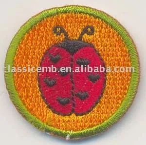 Fancy embroidery animal stickers patch