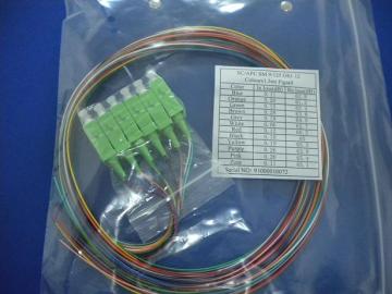 Fiber Optic Pigtail-12 Colors Pigtail-SC/PC