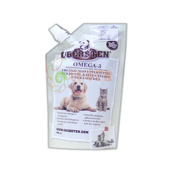 Dog Food Packaging Bag With Spout