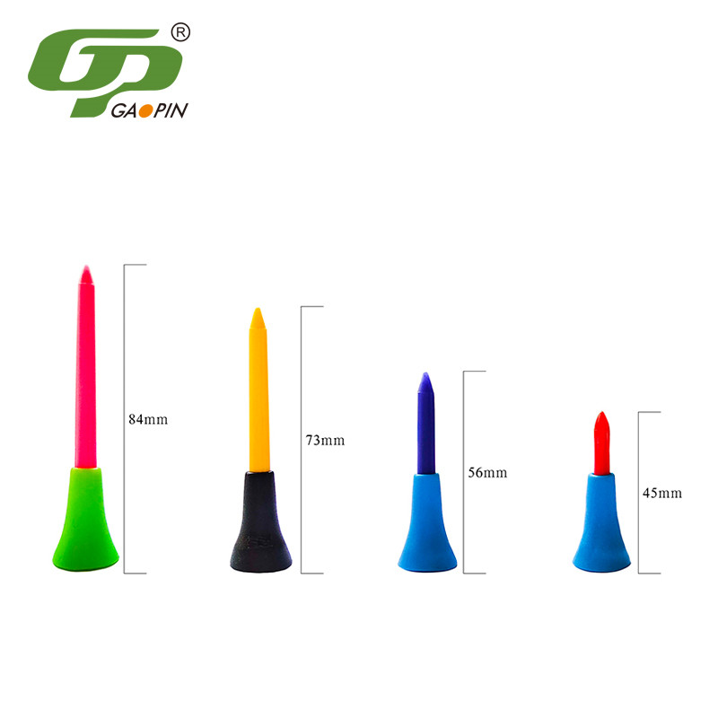 Golf Plastic Tees With Rubber Cover 1 Golf Plastic Tees With Rubber Cover 1