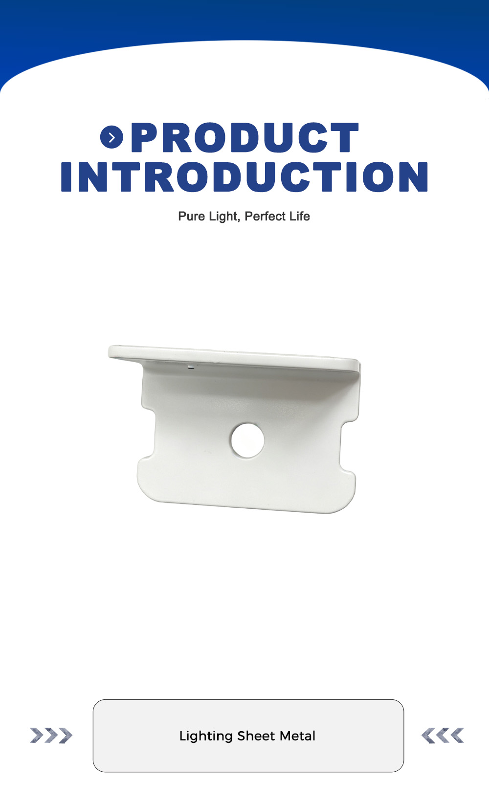 White Lamp Bracket Hook x