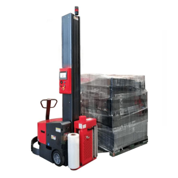 Self-Propelled Robot Stretch Wrapping Machine for Pallet Packaging