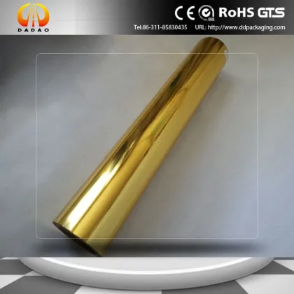 Gold Heat Sealing Pet Metalized Gold Thermal Film