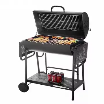 Outdoor Fire Pit Foldable Charcoal Barbecue Grill Commercial Mini Charcoal Bbqgrill Spit Roaster Lamb Grill