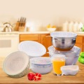 6 pcs Universal Silicone Food Lids Silicone Stretch Caps Keeping Food Fresh Pot Dish Kitchen Accessories