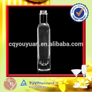 Wholesale Oil Glass Bottle 500 ML Square Flint Olive Oil Bottles