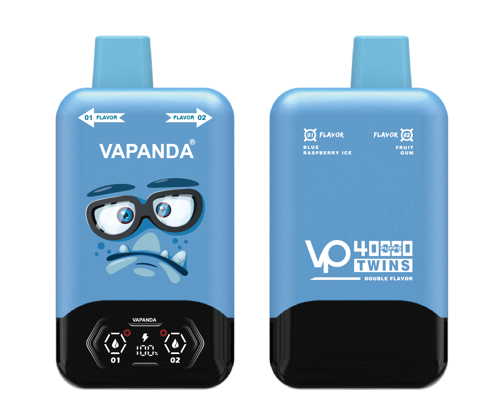 Vapanda kembar 40K vape sekali pakai