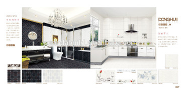 Mirror Tile 3D Inkjet Printing Ceramic Tile 300*450 FOSHAN Matched Floor Tile 300*300
