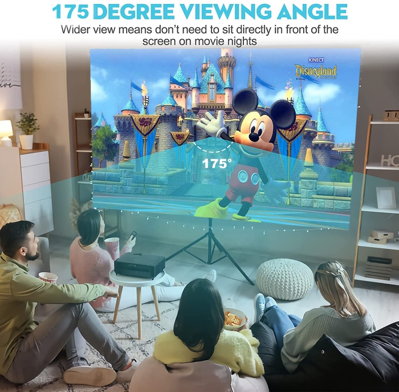ALR Tripod 4K moive theater portable projector screen