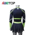 Mulheres personalizadas de manga longa uniforme de torcida