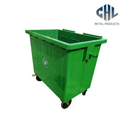 Heavy-Duty Outdoor Trash Bin