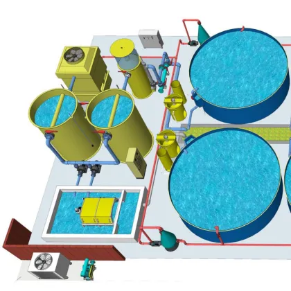 Plastic Tank Equipment for Fish and Shrimp RAS Farming Systems