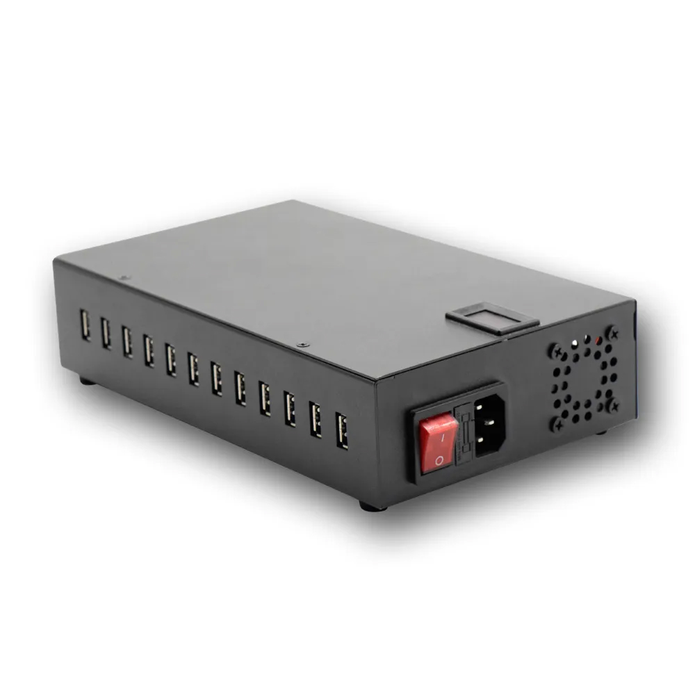 12 Ports USB -Ladegerät 150W Power 5V2,4A