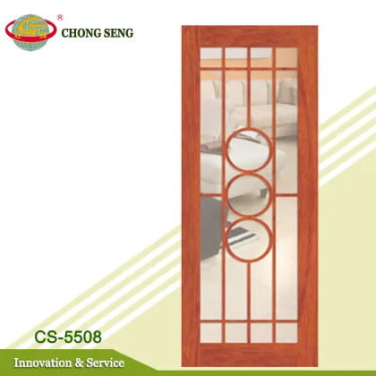 CS-5508 glass lite Aesthetic Wooden Door
