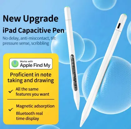 Capacitive pen with find my function