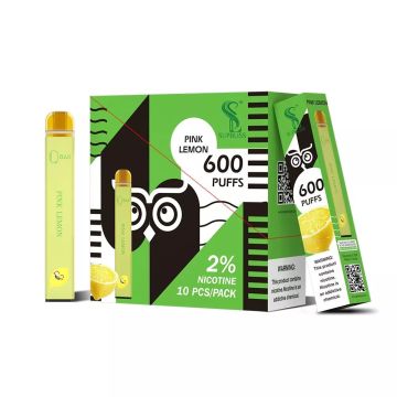 원본 Subliss QBAR 600 퍼프 일회용 vape 펜