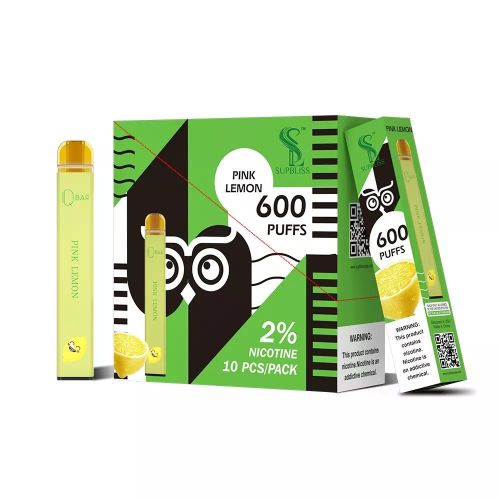 Orijinal Subiss QBAR 600 Puf Tek Kullanılabilir Vape Kalem