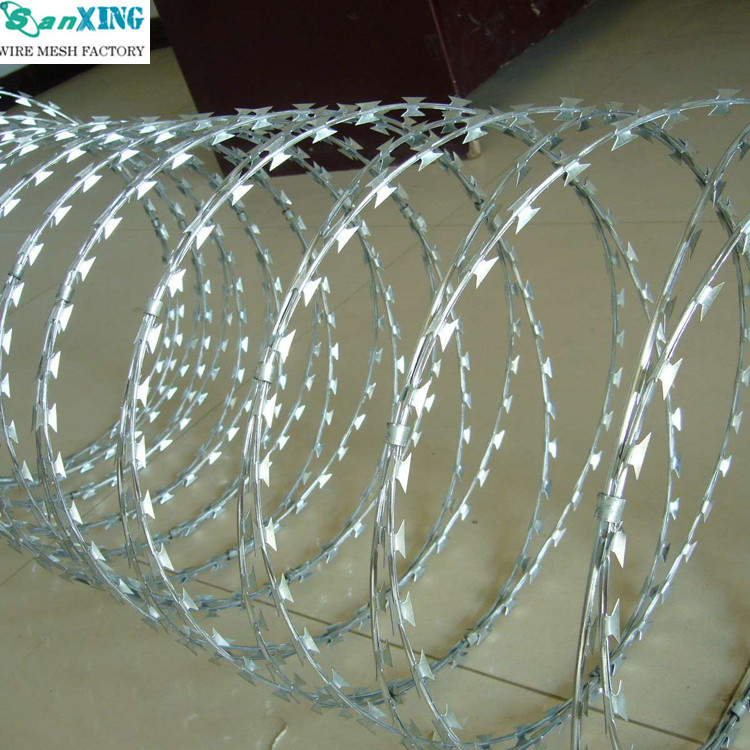 stainless steel concertina razor barbed wire circle