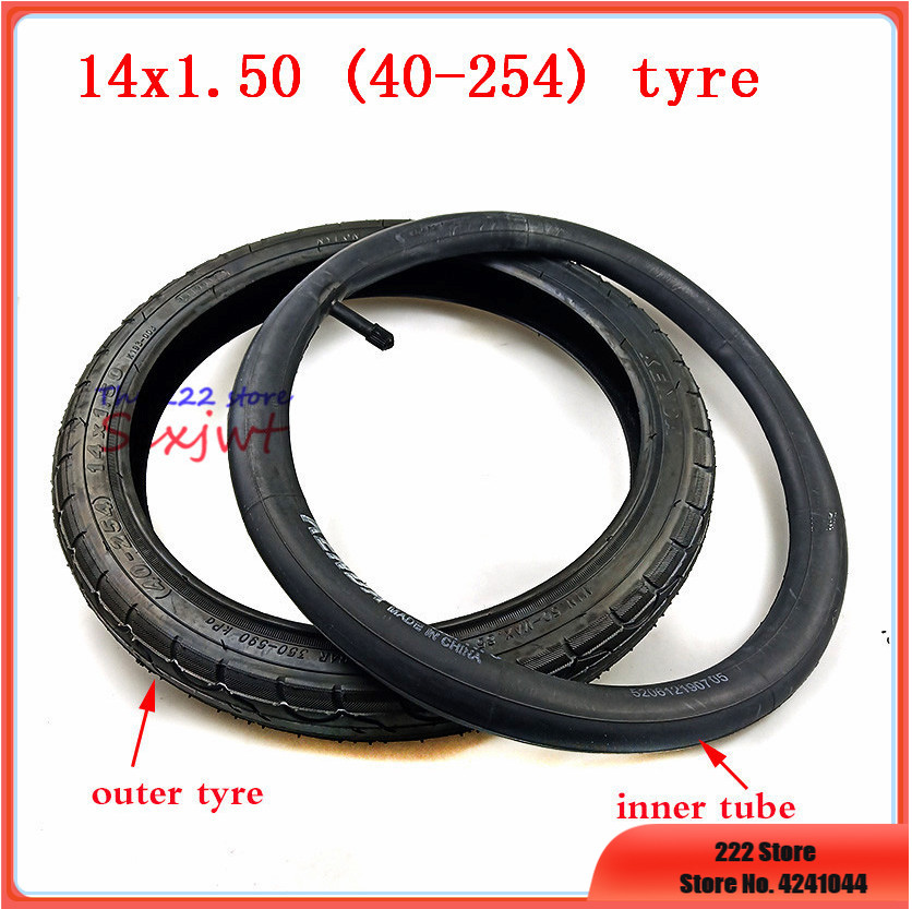 Free Shipping Bicycle Tyre 40 254 14x1.50 Tyre Inner Tube Bicycle