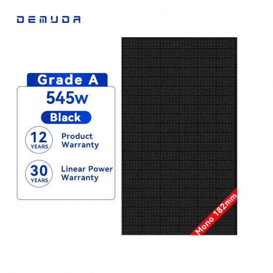 Manufacturer's 525W to 545W Half Cell PV Monocrystalline Mono Solar Panels - All Full Black