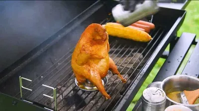 Stainless Steel BBQ Accessories Chicken Rack for Smoker and Grill