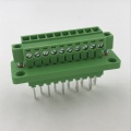 10 pin through wall pluggable terminal block