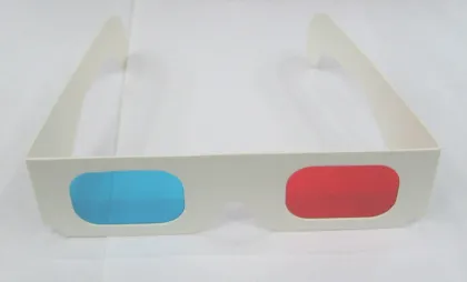 3D paper glasses,3D glasses
