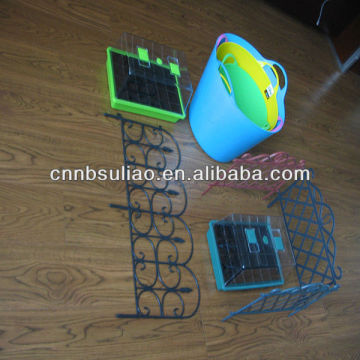 beautiful plastic fence,decorative garden fence,plastic fence for flower
