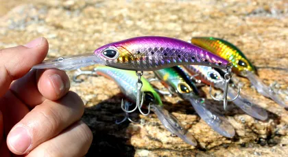 Wobbler Shad Crankbait 107mm Deep Diving Bass Fishing Lure