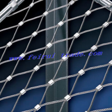 Ss304 / Ss316 Wire Rope Mesh with Ferrule Type