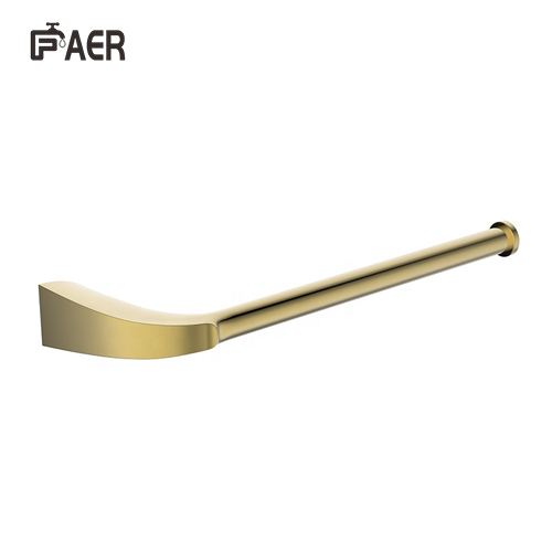 Polished Gold Wall Mounted Towel Rack for Bathroom