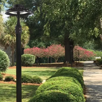 BBIER 150W LED Solar Post Top Mushroom Lights