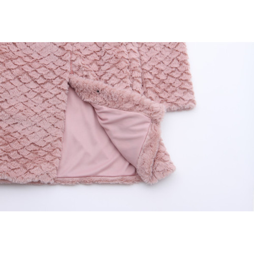 Dam Fleece präglad designjacka