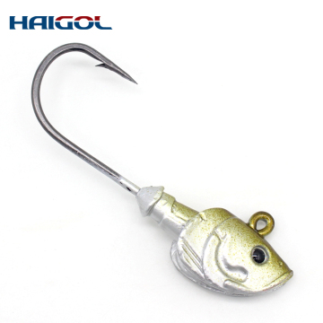 Crazy Minnow Shad Fishing Lure with Customized Jig Head Texas Hooks and Premium Painting