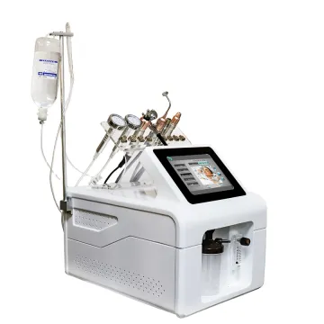 9-in-1 Water Oxygen Jet Peel & LED Light Diamond Dermabrasion Instrument for Deep Facial Cleaning