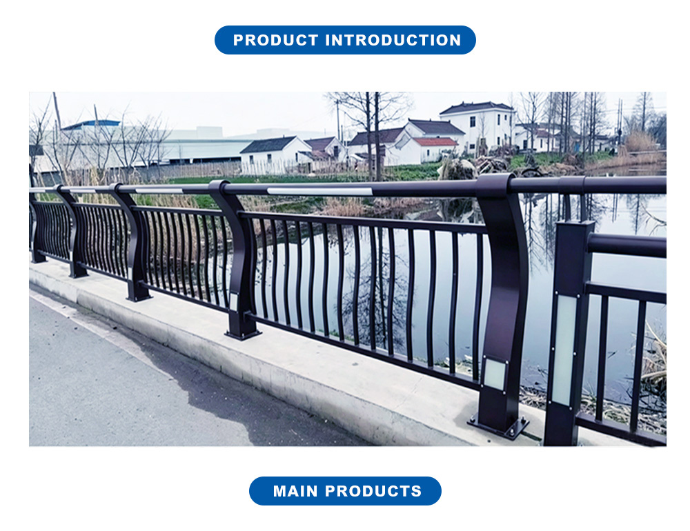Aluminum LED Light Bridge Railing X