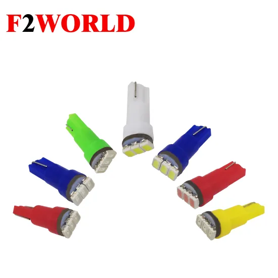 Perfect LED F2WORLD T5 3Smd 3020/1206 Car Wedge Light for Dashboard and Instrument Indicator