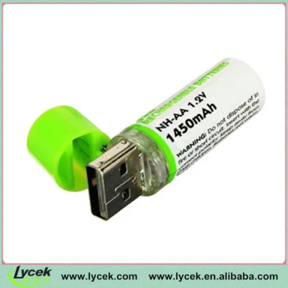 aa rechargeable battery aa battery usb charge batteries