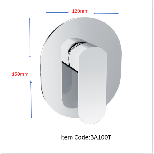 Brass Single Function Conceal Mixer