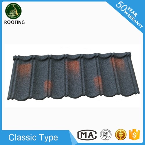 Cheap Classic stone coated roof tile,kerala stone coated metal roof tile for wholesales