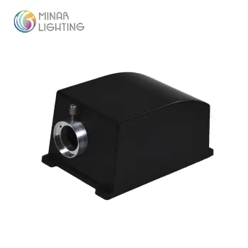 2021 New 20W 6 Colors DMX LED Fiber Optic Light Illuminator with 28 Keys Remote for Star Ceiling